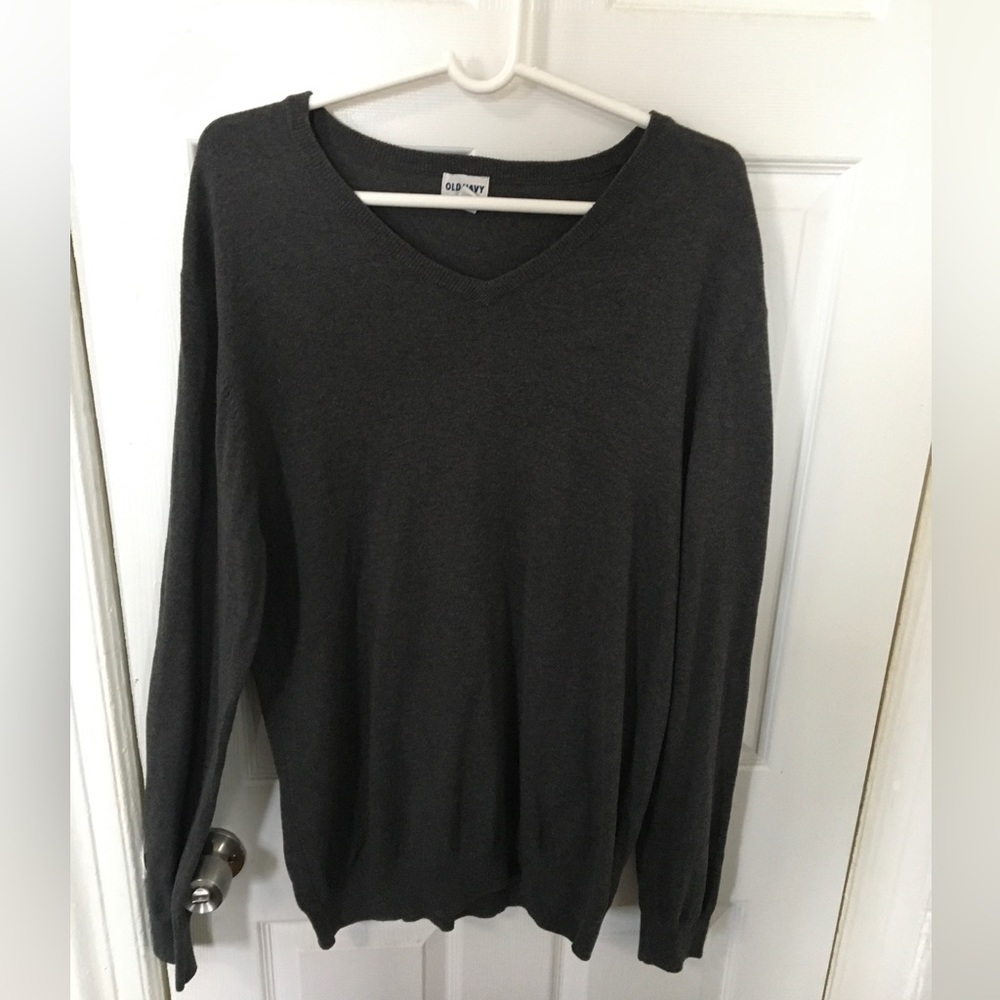 Old Navy Gray Long Sleeve Size XL Sweater